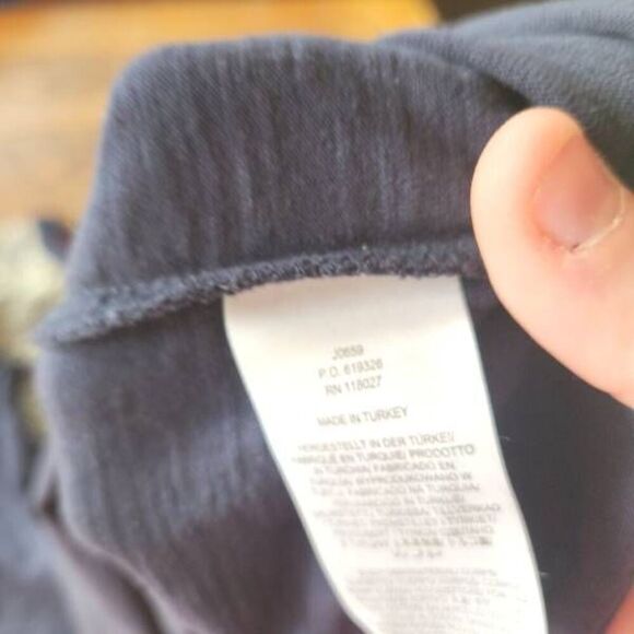 Boden Eda Embroidered Jersey Tunic Dress in navy blue & gold sz 6 - Picture 4 of 5